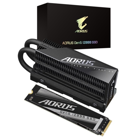 1TB M.2 2280 AORUS Gen5 12000 AG512K1TB AORUS Gen5 12000 PCI-Express 5.0x4, NVMe 2.0, 3D TLC NAND Flash