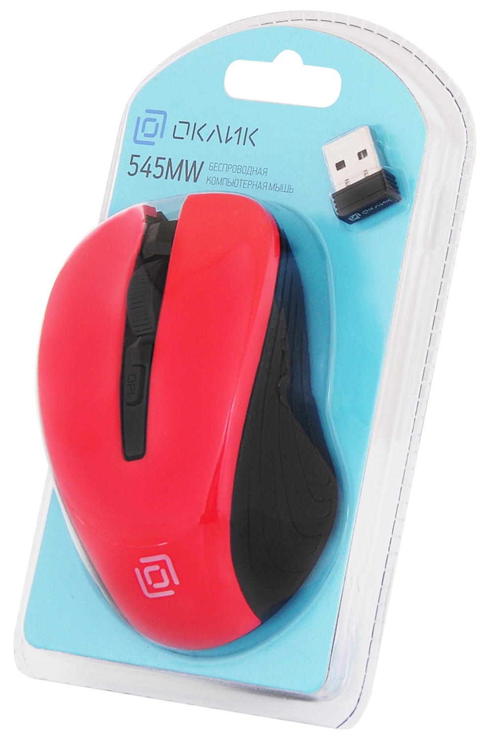 Мышь Оклик 545MW черный/красный оптическая (1600dpi) беспроводная USB для ноутбука (4but) Мышь Оклик 545MW черный/красный оптическая (1600dpi) беспроводная USB для ноутбука (4but)
