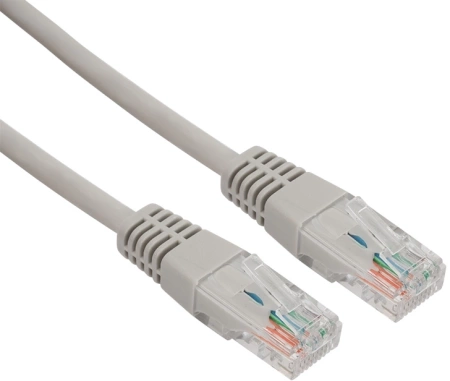 Патч-корд Rexant 18-8006 UTP RJ-45 вил.-вилка RJ-45 кат.5E 3м серый LSZH (уп.:1шт)