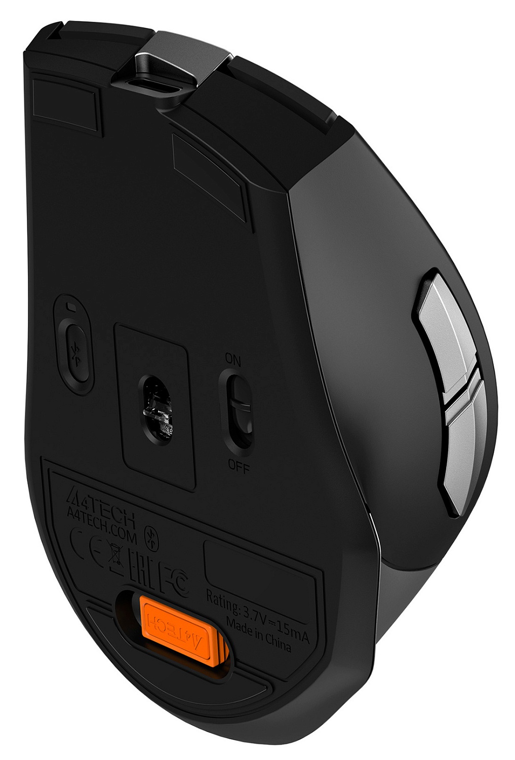 Мышь A4Tech Fstyler FB35C серый/черный оптическая (2400dpi) беспроводная BT/Radio USB (6but) Мышь A4Tech Fstyler FB35C серый/черный оптическая (2400dpi) беспроводная BT/Radio USB (6but)