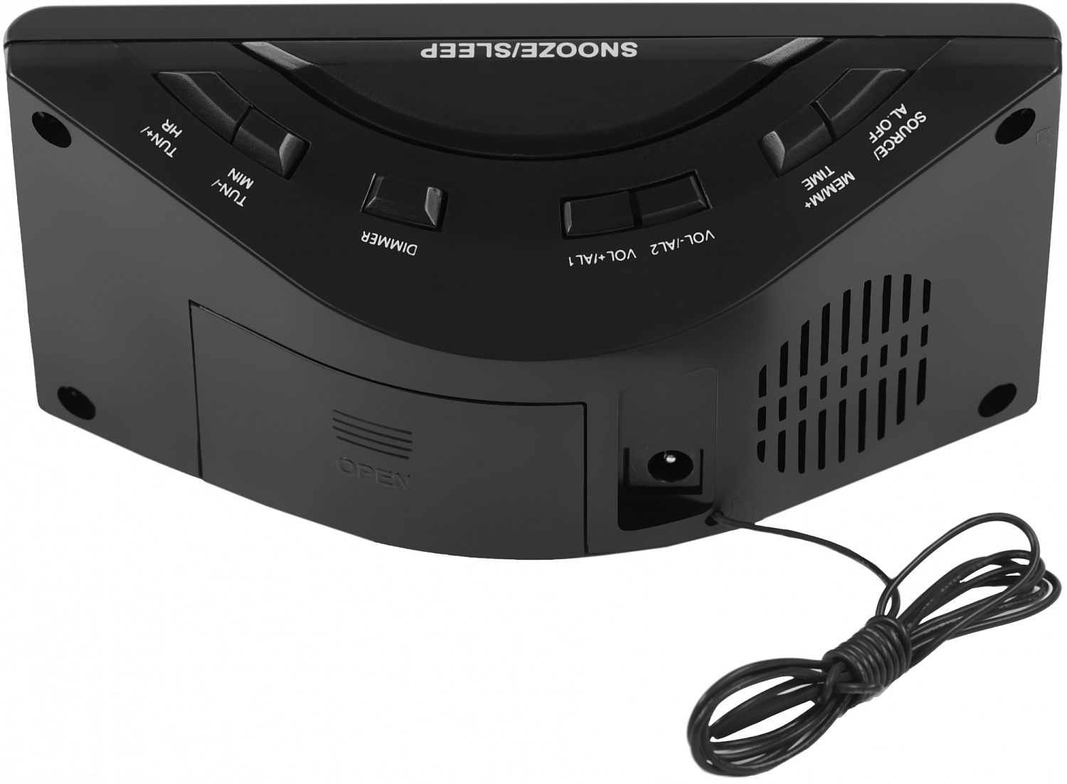 Радиобудильник Harper HCLK-1006 черный LED подсв:зеленая часы:цифровые AM/FM Радиобудильник Harper HCLK-1006 черный LED подсв:зеленая часы:цифровые AM/FM