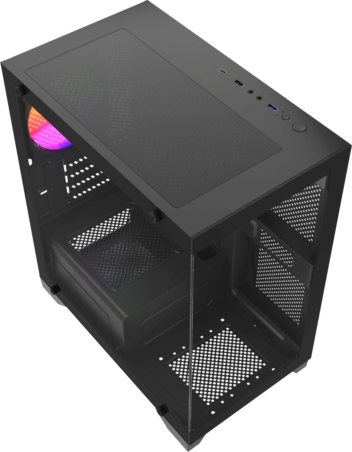 Корпус Accord ACC-350-02B черный без БП mATX 1x120mm 1xUSB2.0 1xUSB3.0 1xUSB3.1 audio Корпус Accord ACC-350-02B черный без БП mATX 1x120mm 1xUSB2.0 1xUSB3.0 1xUSB3.1 audio