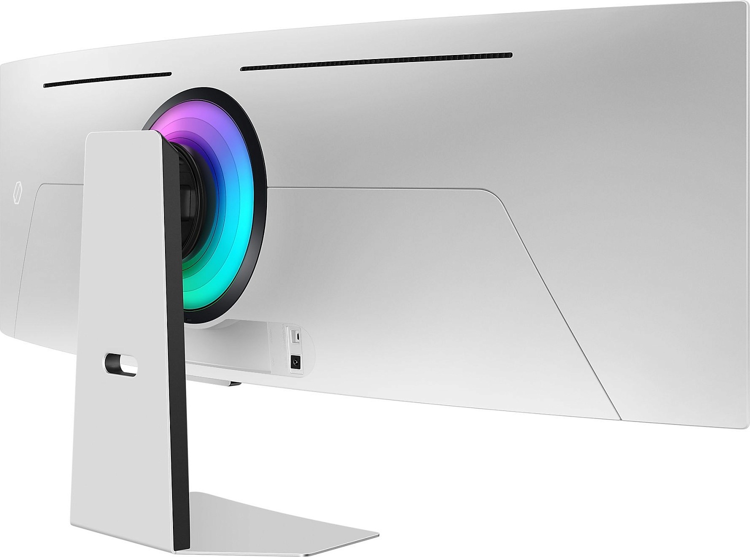 Монитор Samsung 49" S49CG954SI серебристый OLED LED 0.03ms 32:9 HDMI M/M матовая HAS 1000000:1 250cd 178гр/178гр 5120x1440 240Hz DP 2K USB 4.3кг
