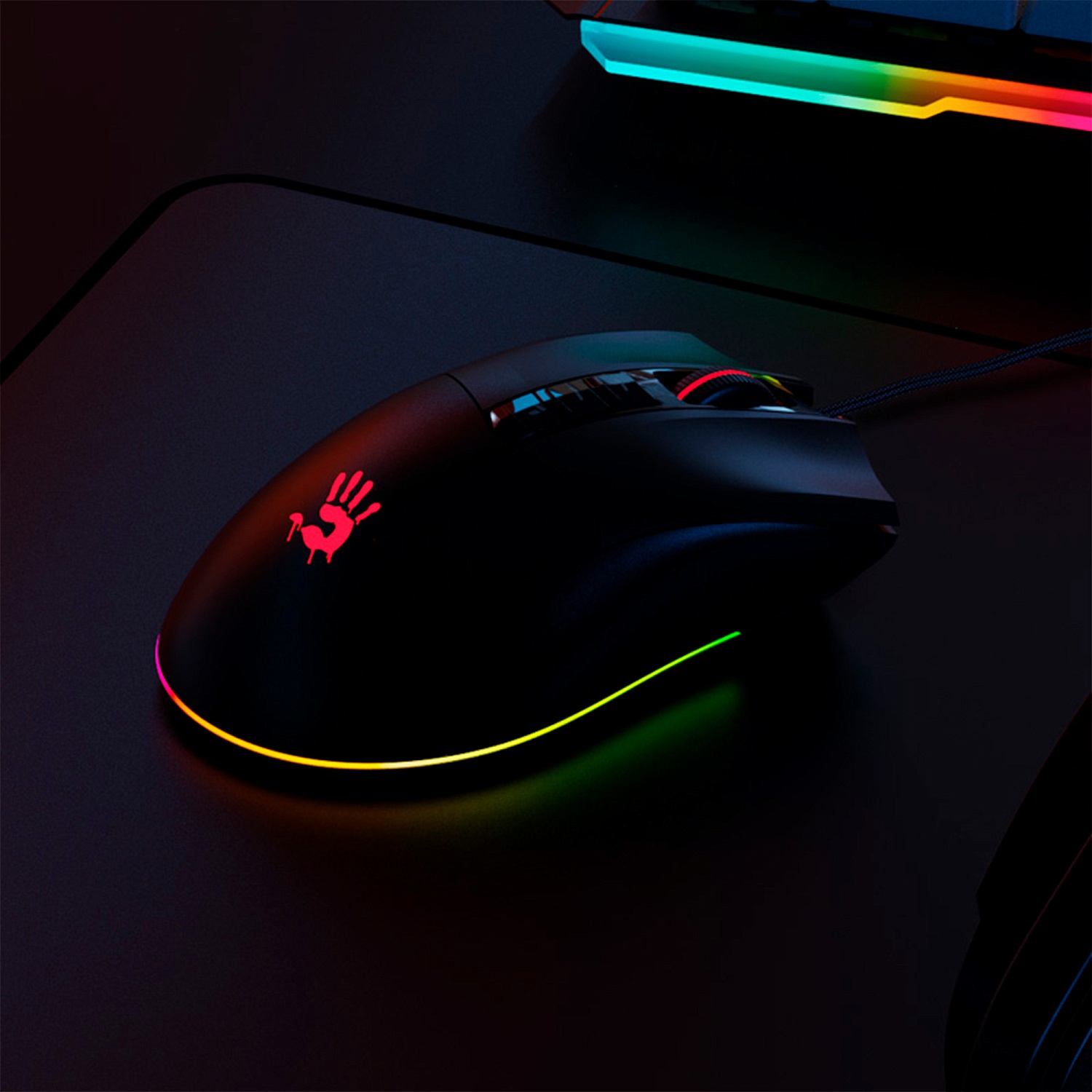 Мышь A4Tech Bloody ES9 Pro черный оптическая (16000dpi) USB (7but) Мышь A4Tech Bloody ES9 Pro черный оптическая (16000dpi) USB (7but)