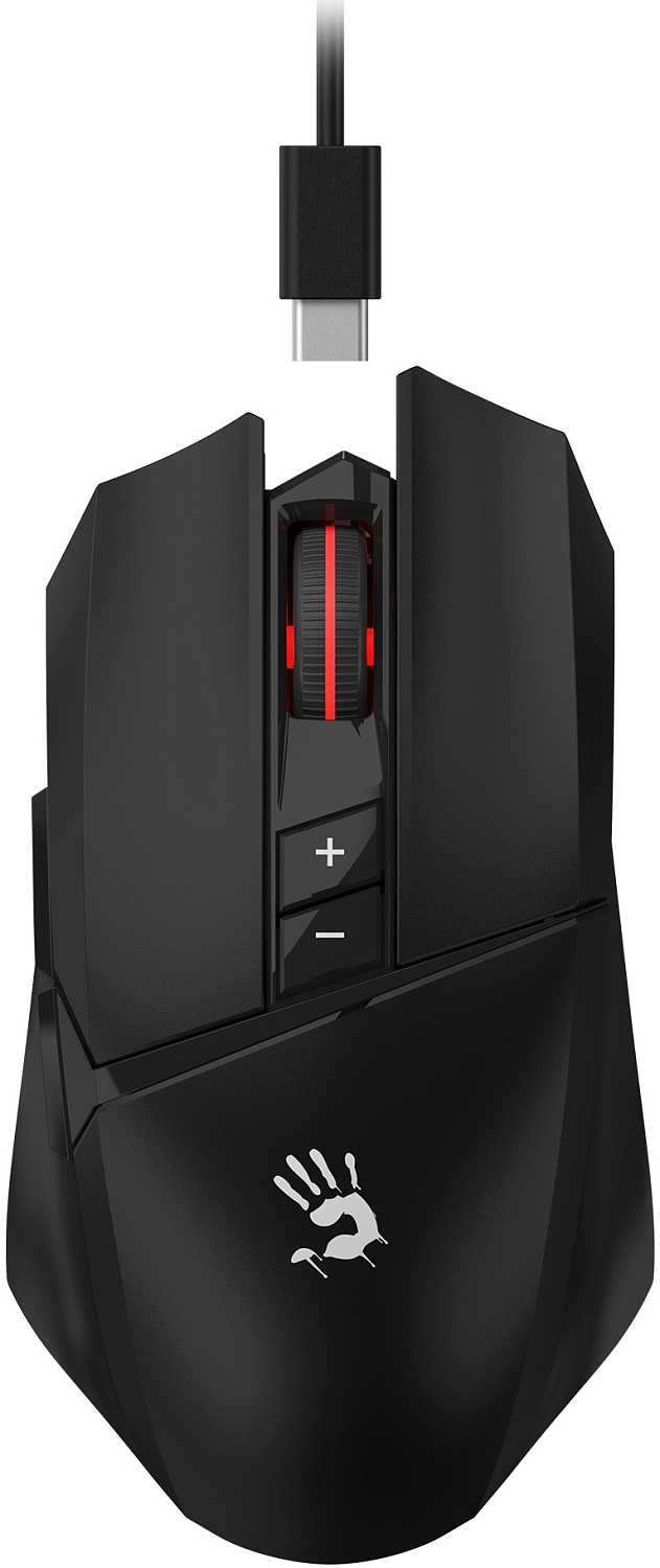 Мышь A4Tech Bloody R36 Ultra черный оптическая (12000dpi) беспроводная USB (7but) Мышь A4Tech Bloody R36 Ultra черный оптическая (12000dpi) беспроводная USB (7but)