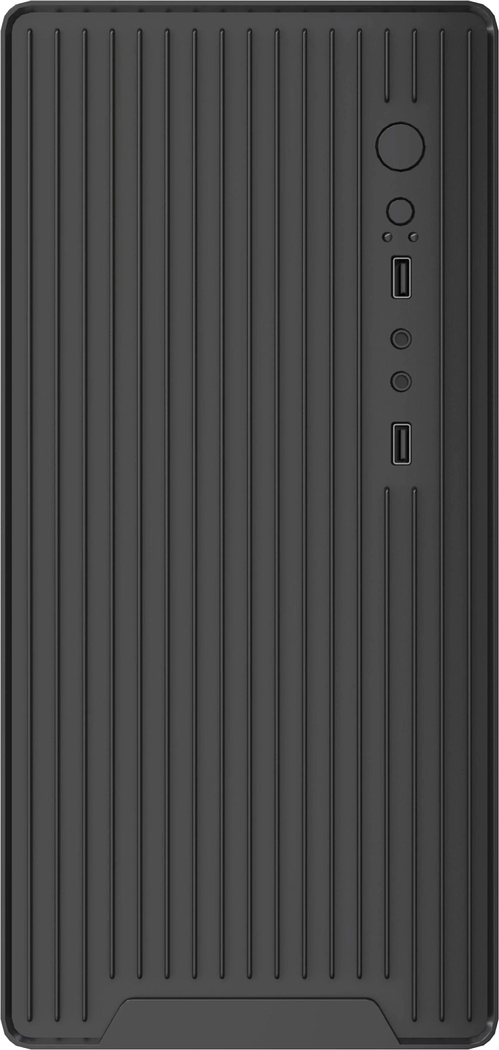 Корпус Accord ACC-M258-02B черный без БП ATX 4x120mm 2xUSB2.0 audio