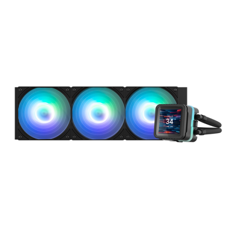 Система водяного охлаждения Zalman CPU Liquid Cooler 360mm, ARGB, LCD Display, black