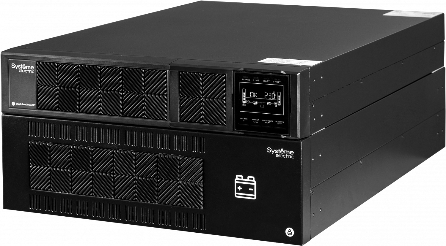 Источник бесперебойного питания Systeme Electriс SRT SRTSE10KRTXLI-NC 10000Вт 10000ВА черный