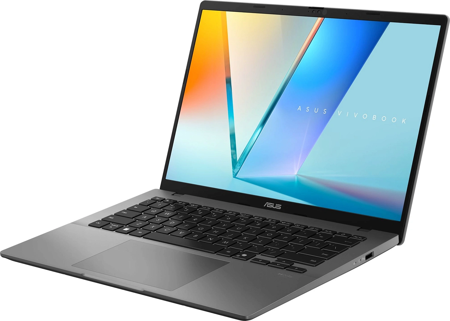 Ноутбук Asus VivoBook S14 S3407CA-LY134 Core Ultra 7 255H 32Gb SSD1Tb Intel Graphics 14" IPS WUXGA (1920x1200) без ОС grey WiFi BT Cam (90NB16J2-M00A30)