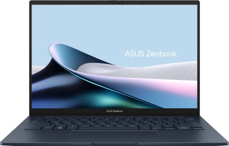 Ноутбук Asus Zenbook 14 OLED UX3405MA-PP239W Core Ultra 7 155H 16Gb SSD1Tb Intel Arc 14" OLED 3K (2880x1800) Windows 11 Home blue WiFi BT Cam Bag (90NB11R1-M00AB0)