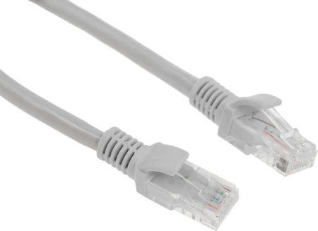 Патч-корд PP6U-0.25M 10000G UTP 4 пары cat6 CCA molded 0.25м серый RJ-45 (m)-RJ-45 (m)