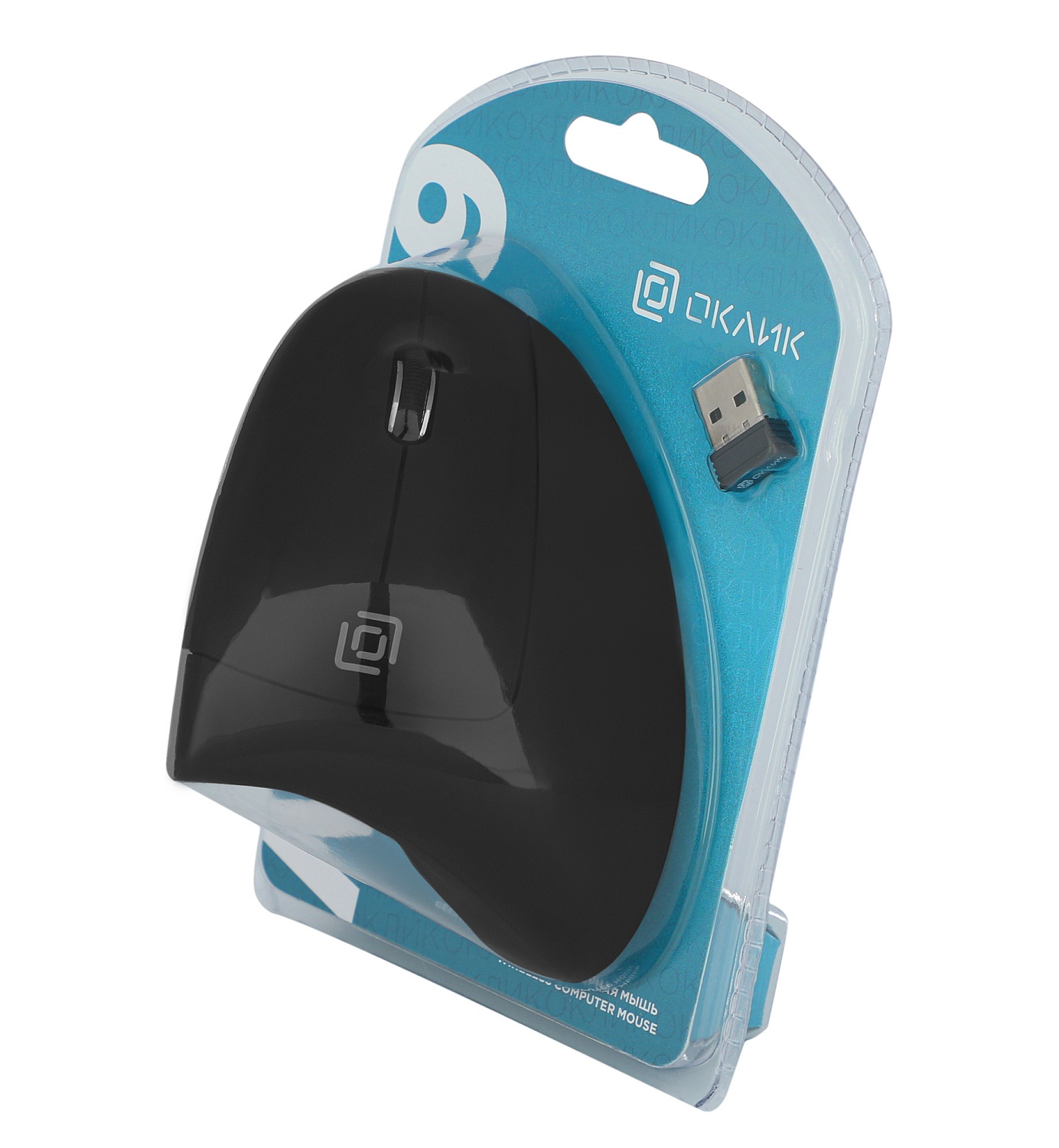 Мышь Оклик Ergo 670MW черный оптическая (1600dpi) беспроводная USB (5but) Мышь Оклик Ergo 670MW черный оптическая (1600dpi) беспроводная USB (5but)