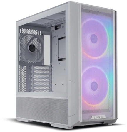 Корпус LIAN LI Lancool 216 White RGB, Medium Case: ATX/E-ATX/Micro-ATX/Mini-ITX, 2xUSB 3.0, 1xUSB Type-C, 1xAudio, Included Fans: 2x160mm ARGB, 1x140mm PWM