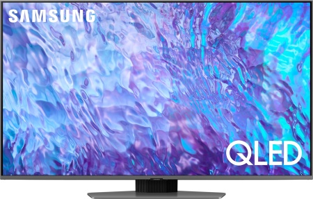 Телевизор QLED Samsung 50" QE50Q80CAUXRU Series 8 черненое серебро 4K Ultra HD 60Hz DVB-T2 DVB-C DVB-S2 USB WiFi Smart TV