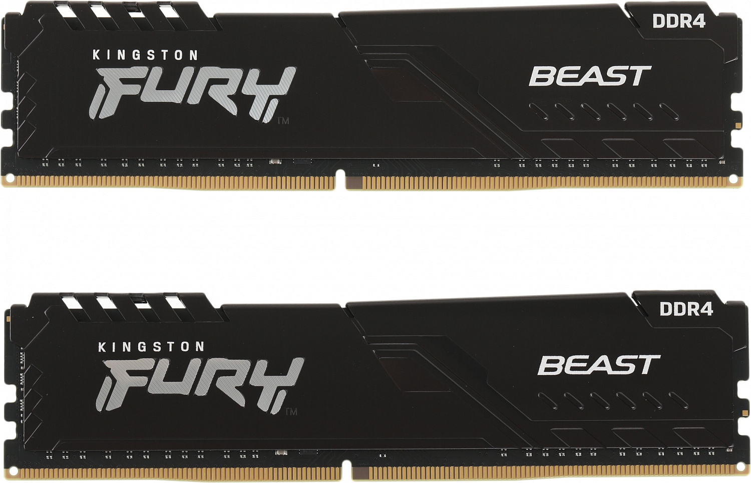 Модуль памяти Kingston FURY Beast Black Gaming Memory KF432C16BBK2/32 32GB DDR4 3200 DIMM Non-ECC, CL16, 1.35V, 2Gx8 Кит 2х16 , RTL {25} (319842)
