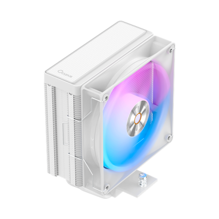 Кулер для процессора Ocypus Delta A40 WH ARGB, 120mm ARGB FAN, Top Panel, 4 HEAT PIPES, 4-PIN PWM, 500-2000 RPM, 29DBA, HYDRO BEARING, LGA115X/1200/1700/18XX, AM4/AM5