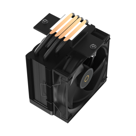 Кулер для процессора Ocypus Gamma A40 BK, 100mm FAN, Top Panel, 4 HEAT PIPES, 4-PIN PWM, 600-2400 RPM, 29DBA, HYDRO BEARING, LGA115X/1200/1700/18XX, AM4/AM5