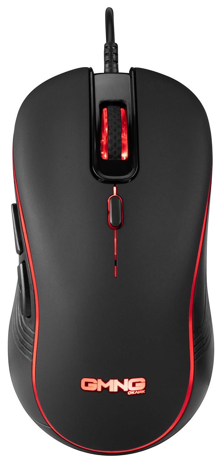 Мышь Оклик 723GM черный оптическая (3200dpi) USB (6but) Мышь Оклик 723GM черный оптическая (3200dpi) USB (6but)