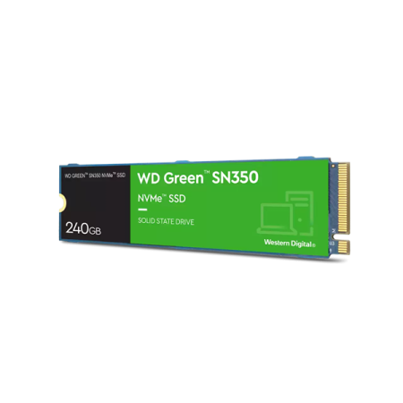 Твердотельный накопитель Western Digital SSD Green SN350 NVMe 240Gb M2.2280 WDS240G2G0C, 1 year