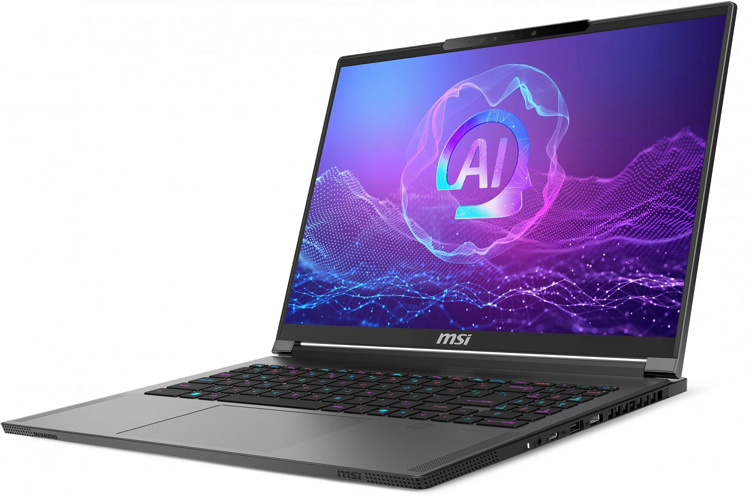 Ноутбук MSI Creator A16 AI+ A3HVGG-268RU Ryzen AI 9 365 32Gb SSD2Tb NVIDIA GeForce RTX4070 8Gb 16" IPS QHD+ (2560x1600) Windows 11 grey WiFi BT Cam (9S7-15FK14-268)