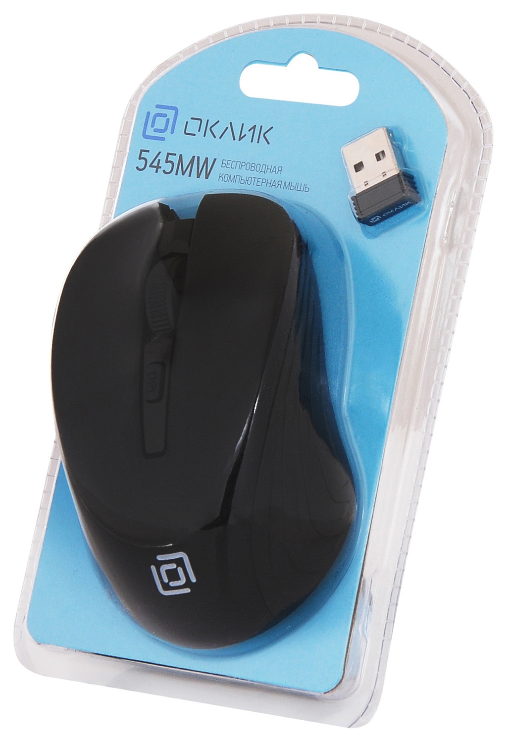 Мышь Оклик 545MW черный оптическая (1600dpi) беспроводная USB для ноутбука (4but) Мышь Оклик 545MW черный оптическая (1600dpi) беспроводная USB для ноутбука (4but)