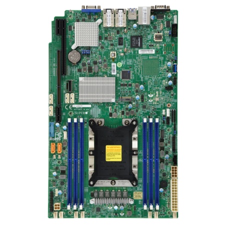 Supermicro MBD-X11SPW-TF-O - WIO, Single LGA3647, Intel C622, 6xDDR4, 10xSATA (RAID 0,1,5,10), 2xDOM, 2x10GbE (Intel X722 + X557), IPMI 2.0 with LAN, WIO riser (PCI-E x32 + x16), VGA port