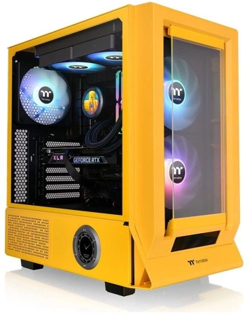 Корпус Thermaltake Ceres 350 MX Bumblebee желтый без БП ATX 3x140mm 2xUSB3.0 audio bott PSU