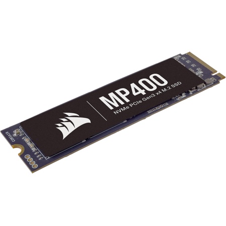 M.2 2280 2TB Corsair MP400 Client SSD CSSD-F2000GBMP400 PCIe Gen3x4 with NVMe, 3480/3000, IOPS CSSD-F2000GBMP400 380/560K, MTBF 1.8M, 3D QLC, 400TBW, 0.11DWPD, Heatsink, RTL