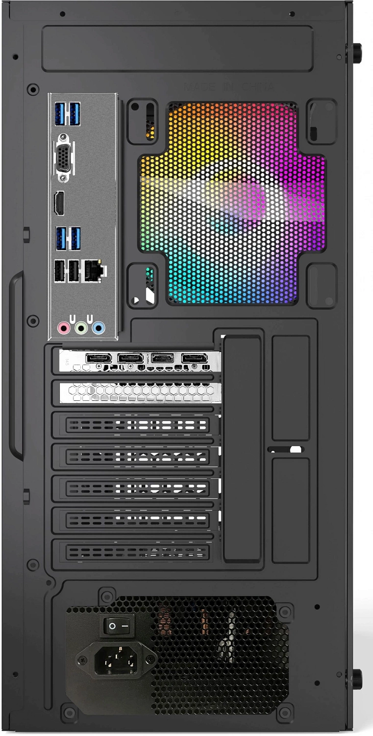 ПК Teclast G01 i5 13400F (2.5) 32Gb SSD1Tb RTX4070 12Gb Windows 11 Professional GbitEth 750W черный (G01 13400F32G1T4070KRU)