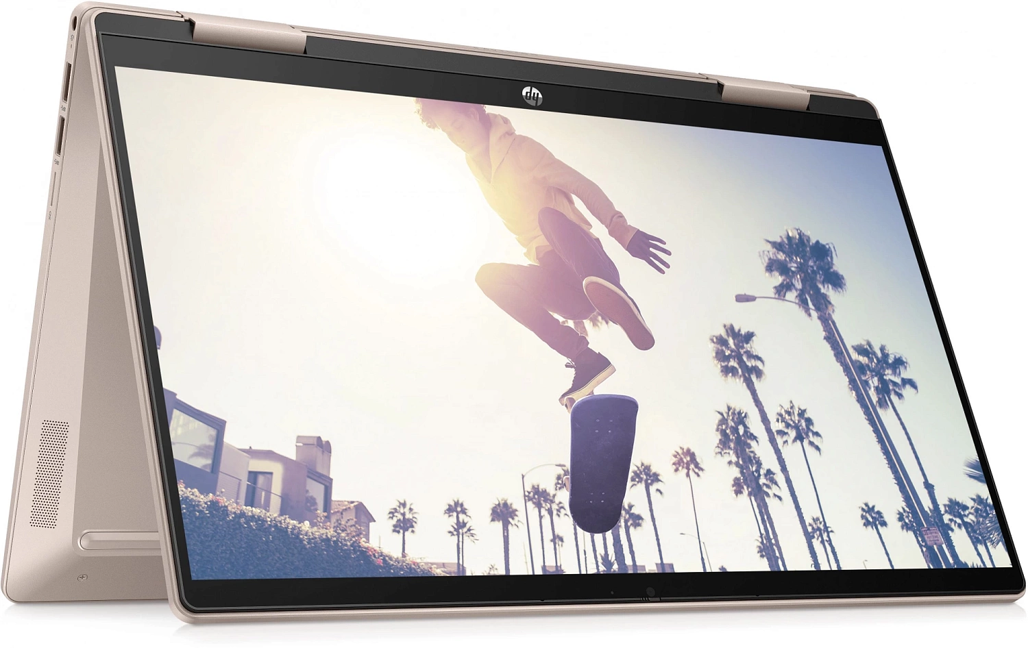 Ноутбук HP Pavilion x360 14-ek2003ci Core 5 120U 16Gb SSD512Gb Intel Graphics 14" IPS Touch FHD (1920x1080) Free DOS pink WiFi BT Cam (A1AA0EA)