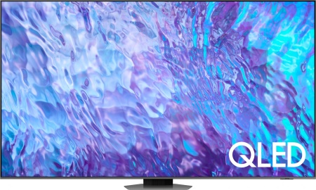 Телевизор QLED Samsung 98" QE98Q80CAUXCE Series 9 черный 4K Ultra HD 120Hz DVB-T2 DVB-C DVB-S2 USB WiFi Smart TV