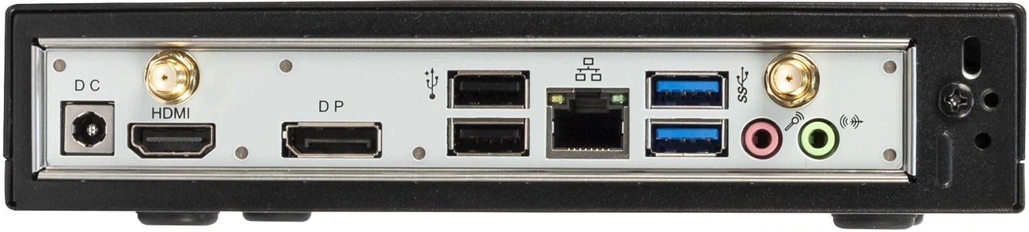 ПК Мини Amur Финвал H6I12 i5 12400 (2.5) 8Gb SSD256Gb UHDG 730 FreeDOS GbitEth WiFi BT мышь клавиатура черный (RUS) (2117524)