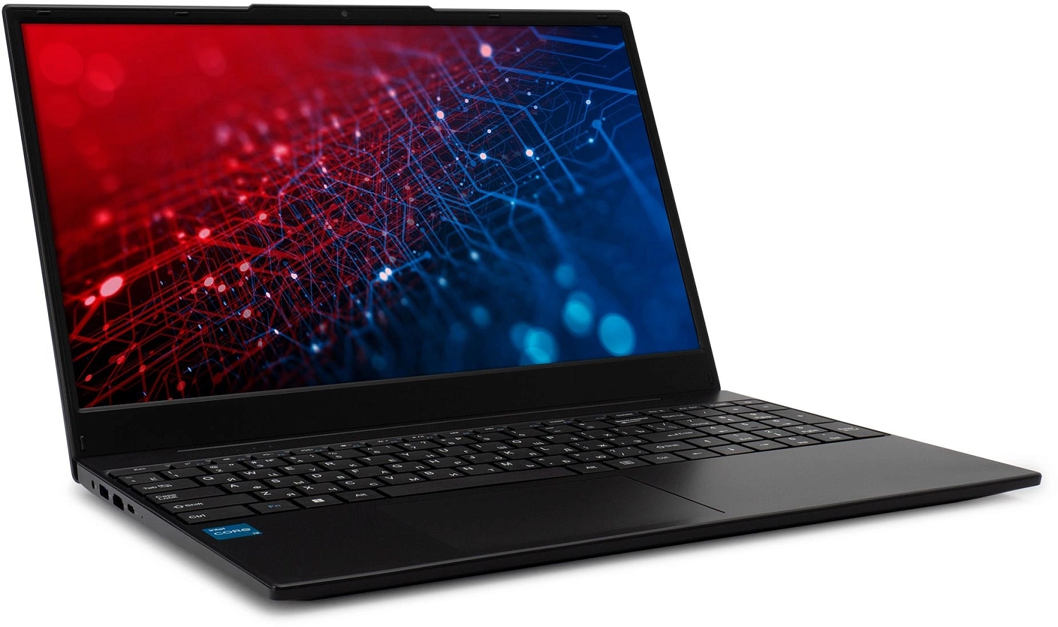 Ноутбук IRU Калибр 15TLG Core i3 1115G4 16Gb SSD512Gb Intel UHD Graphics G4 15.6" IPS FHD (1920x1080) Free DOS black WiFi BT Cam 4000mAh (1977275)