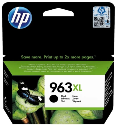 Картридж струйный HP 963XL 3JA30AE черный (2000стр.) для HP OfficeJet Pro 901x/902x HP