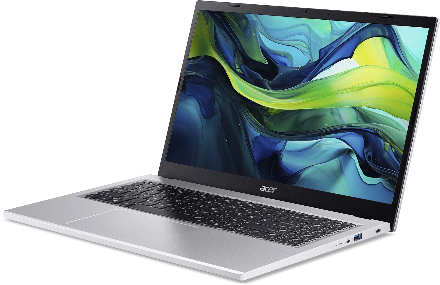 Ноутбук Acer Aspire Go AG15-41P-R4X3 Ryzen 5 7535HS 16Gb SSD1Tb AMD Radeon 660M 15.6" IPS FHD (1920x1080) без ОС silver WiFi BT Cam (NX.J7FCD.004)