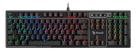 Клавиатура A4Tech Bloody B750N DESTINY механическая черный USB for gamer LED