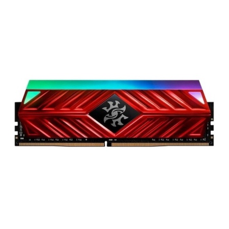 8GB ADATA DDR4 3200 DIMM XPG SPECTRIX D41 RGB Red Gaming Memory AX4U32008G16A-SR41 Non-ECC, CL16, AX4U32008G16A-SR41 1.35V, Heat Shield, RTL, (930972)