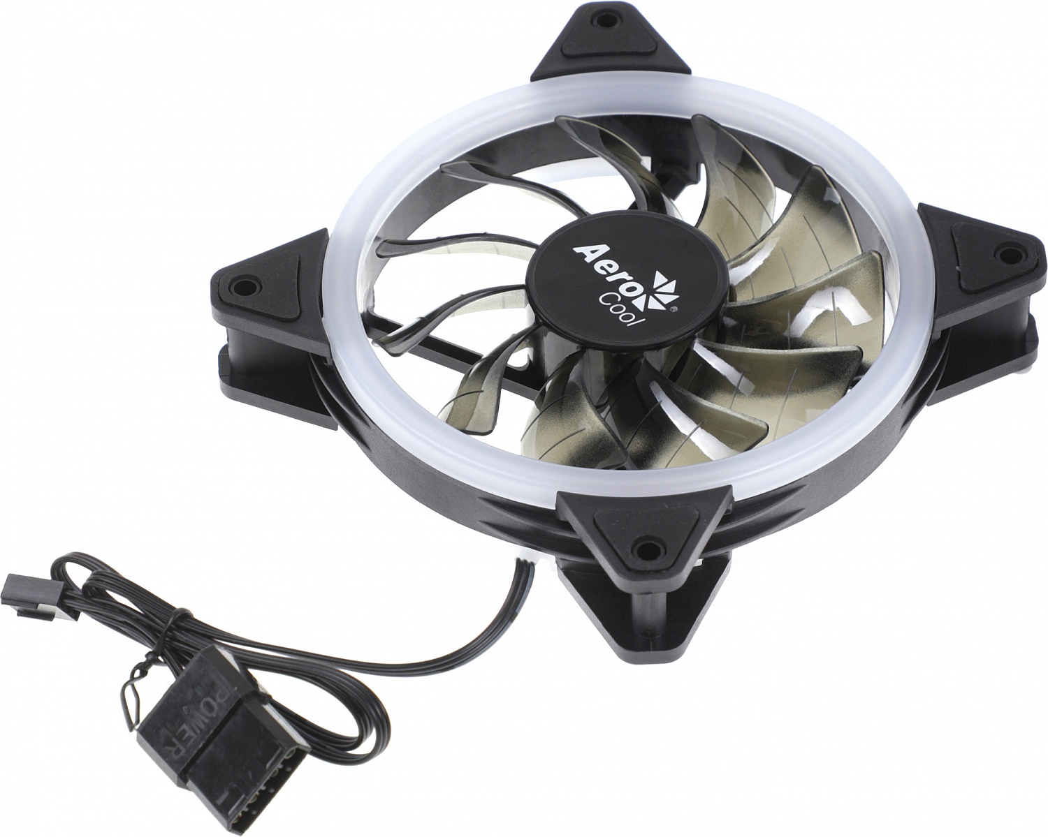 Вентилятор Aerocool Rev Blue 120x120mm 3-pin 15dB 153gr LED Ret