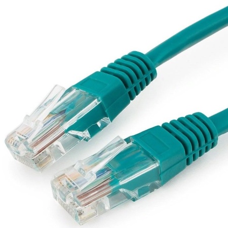 Патч-корд PP12-0.25M/G 1000G UTP 4 пары cat5E CCA molded 0.25м зеленый RJ-45 (m)-RJ-45 (m)