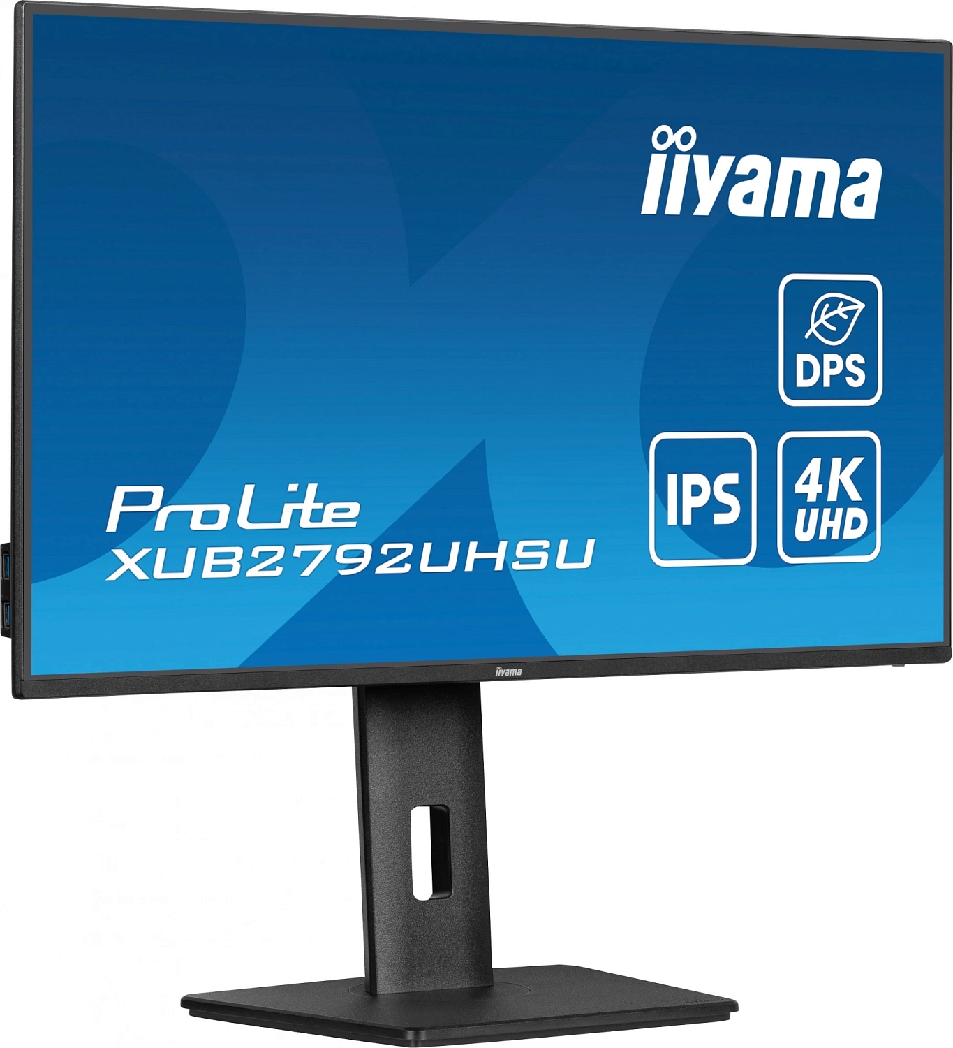 Монитор LCD 27'' 16:9 3840x2160(UHD 4K) IPS, 60 Hz, 350 cd/m2, H178°/V178°, 1300:1, 80M:1, 16.7M, 4ms, HDMI, DP, USB-Hub, Height adj, Pivot, Tilt, Swivel, Speakers, 3Y, Black