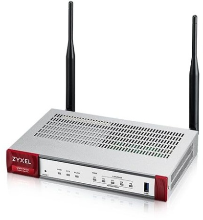 Межсетевой экран Межсетевой экран Zyxel USG FLEX 100AX, 1xWAN GE, 4xLAN/DMZ GE, Wi-Fi 6 (AX1800), 1xUSB3.0, AP Controller (8/24), NebulaFlex **