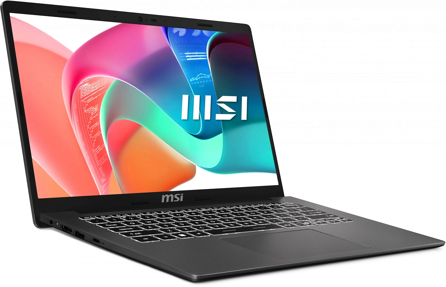 Ноутбук MSI Modern F13MG-071XRU Core i3 1315U 8Gb SSD512Gb Intel Iris Xe graphics 14" IPS FHD (1920x1080) FreeDOS grey WiFi BT Cam (9S7-14S121-071)