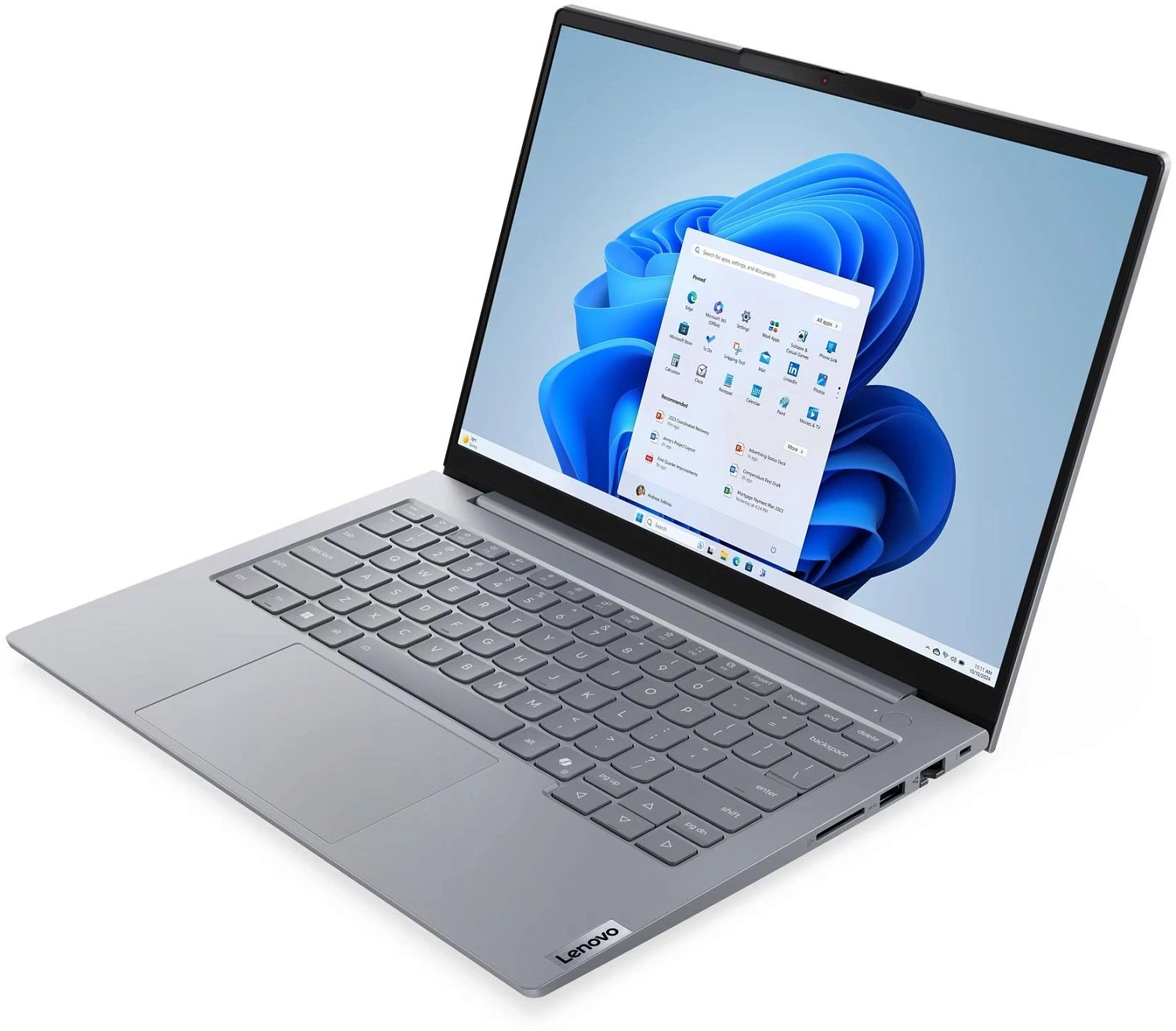 Ноутбук Lenovo Thinkbook 14 G9 IRL Core 5 210H 16Gb SSD512Gb Intel Graphics 14" IPS WUXGA (1920x1200) Windows 11 Pro grey WiFi BT Cam (21UY0010GQ)