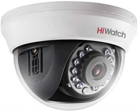 Камера видеонаблюдения аналоговая HiWatch DS-T591(C) (2.8 mm) 2.8-2.8мм HD-CVI HD-TVI цветная корп.:белый