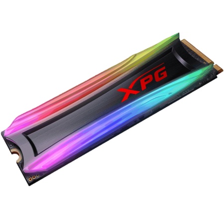 M.2 2280 256GB ADATA XPG SPECTRIX S40G RGB Client SSD (AS40G-256GT-C oem) PCIe Gen3x4 with NVMe, 3500/1200, IOPS 210/230K, MTBF 2M, 3D TLC, 160TBW, 0.34DWPD, Customizable RGB lighting, Heatsink, OEM (771106)