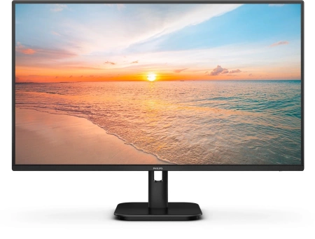 Монитор 27" Philips 27E1N1100A 1920x1080, WLED, 16:9, IPS, 250cd, 1300:1, MID, 4ms, 178/178, VGA, HDMI, 100Hz, Speakers, Tilt, Внутр, VESA, Black, 2y