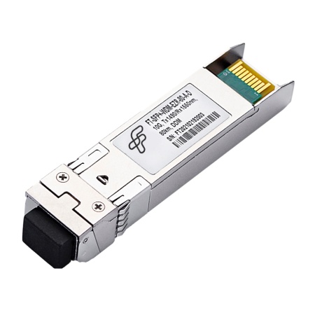 FT-SFP+-WDM-EZR-80-A-D (49/55) Трансивер 10G, SFP+, SMF 80km, 1490 нм Cooled EML-лазер и 1550 нм APD-приемник, Работает в паре с FT-SFP+-WDM-EZR-80-B-D (55/49), Сделано в России (Реестр Минпромторга), (прошивка Cisco), OEM