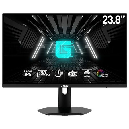 Монитор Bad Pack 23.8" MSI G244F E2 Black (Rapid IPS, 1920x1080, HDMI+HDMI+DP, 1 ms, 178°/178°, 250 cd/m, 1000:1 (100M:1), 180Hz)