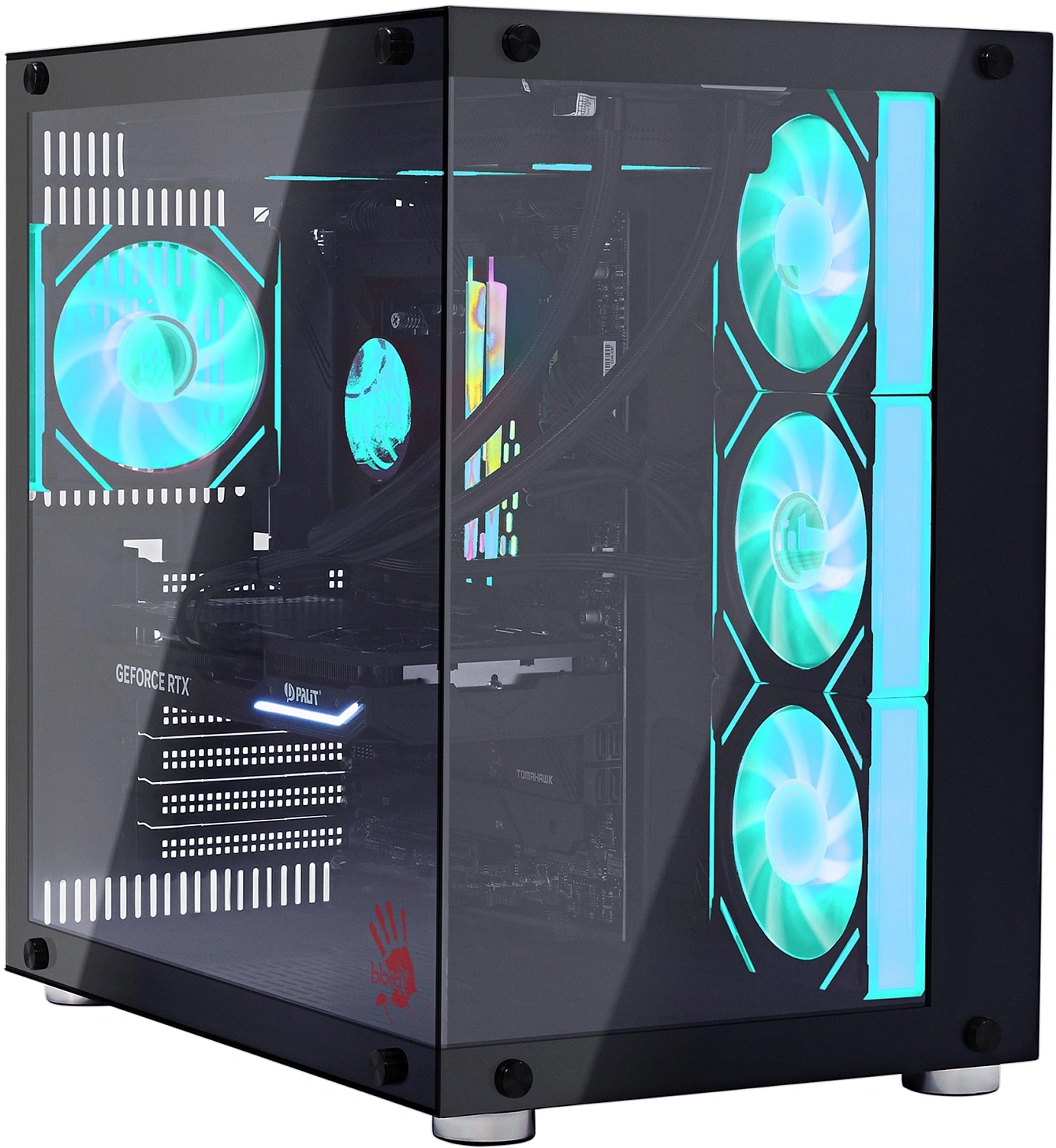 ПК Bloody BD-PC CZ79C3 MT i7 14700KF (3.4) 64Gb SSD1Tb RTX5070Ti 16Gb Windows 11 Home 64 GbitEth 850W черный (RUS) (2129080)