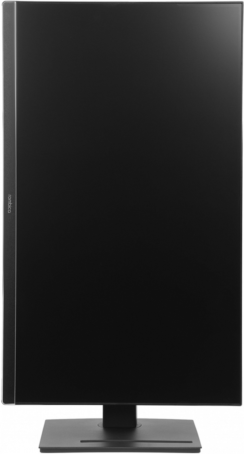 Моноблок Rombica Helios 27" Full HD i3 10100 (3.6) 8Gb SSD256Gb UHDG 630 DVDRW Windows 11 Professional GbitEth WiFi BT клавиатура мышь Cam черный 1920x1080